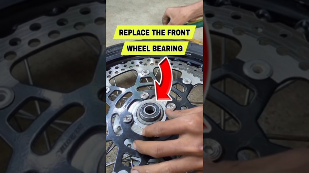 Replace The Front Wheel Bearing 