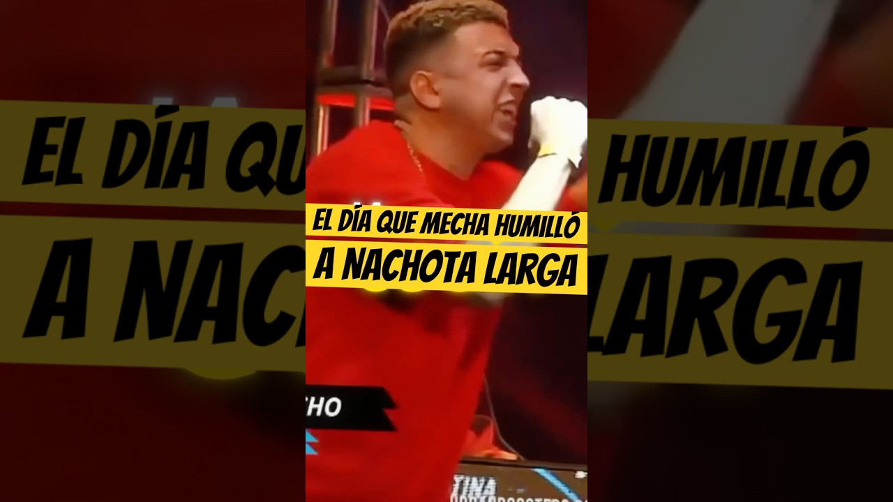 El d&iacute;a que MECHA HUMILL&Oacute; a NACHOTA LARGA🥵 #mecha #nacho #fmsargentina #freestyle