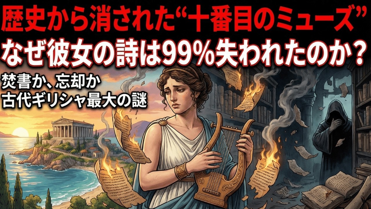 『十番目のミューズ』サッフォー｜なぜ彼女の詩は99％消されたのか