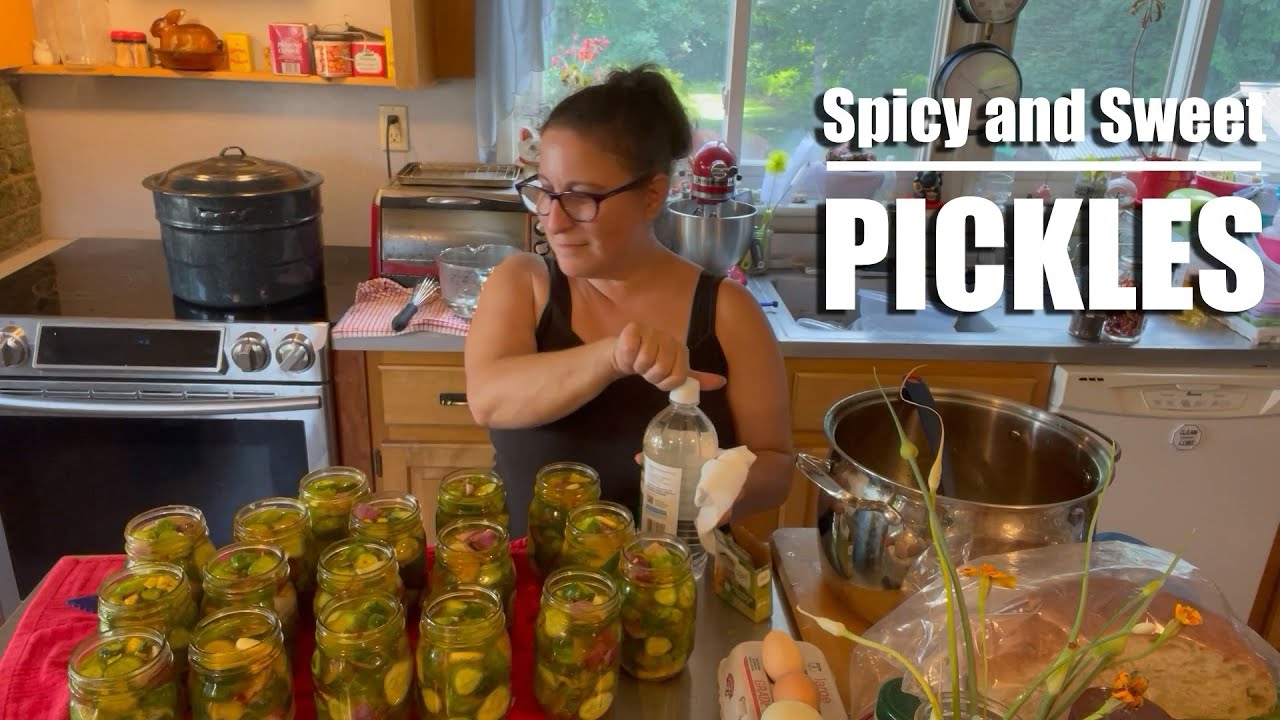 Spicy Spicy - Bread and Butter Pickles and Homegrown Hot Pepper Blend