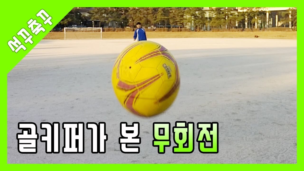 골키퍼가 보는 무회전 슛 신기하네 ㄷㄷ