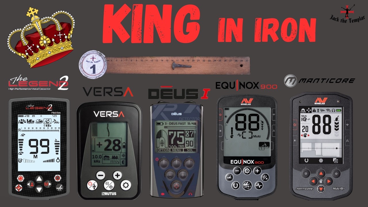 IRON TEST 3D - Nokta Legend 2 - Rutus Versa - XP Deus - Minelab Equinox 900 - Minelab Manticore