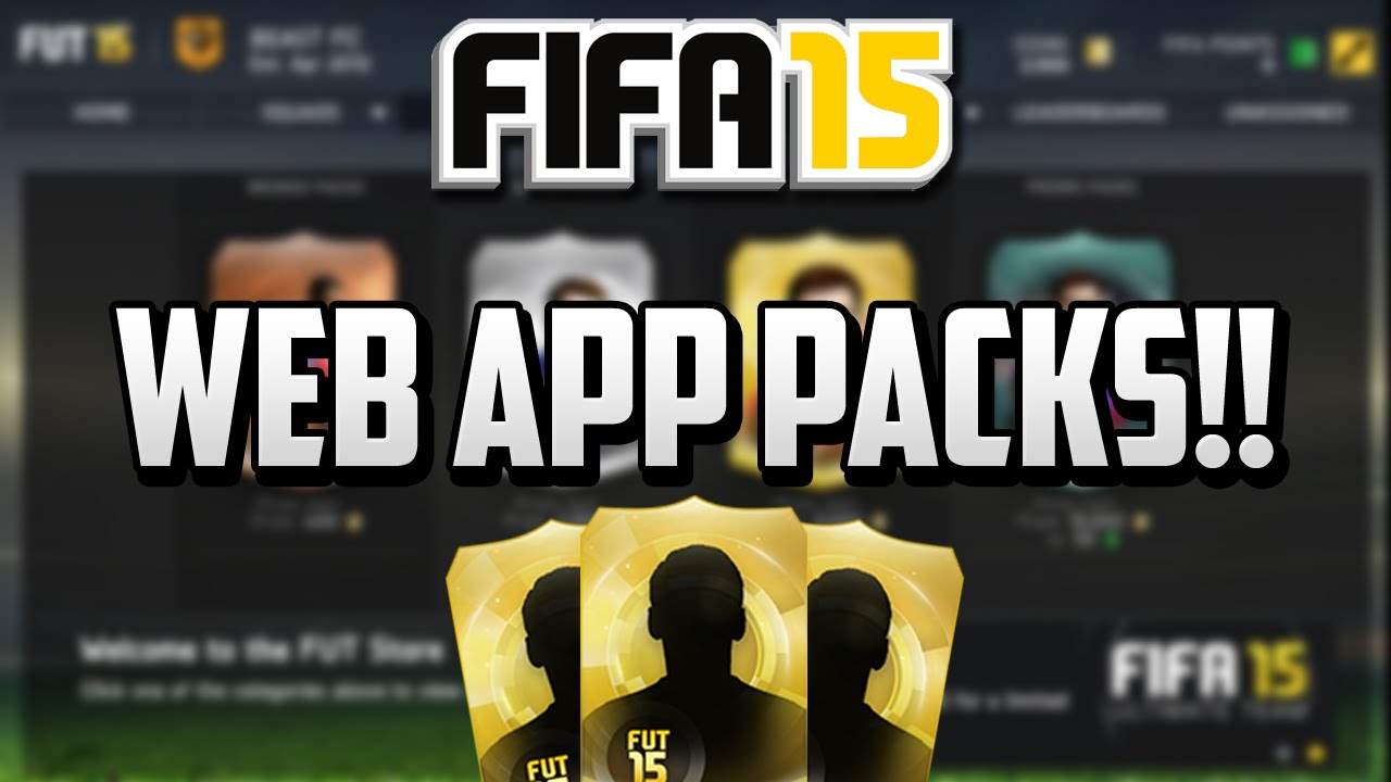 Fifa 15 WEB APP STARTER PACKS! - PACEY PLAYERS!