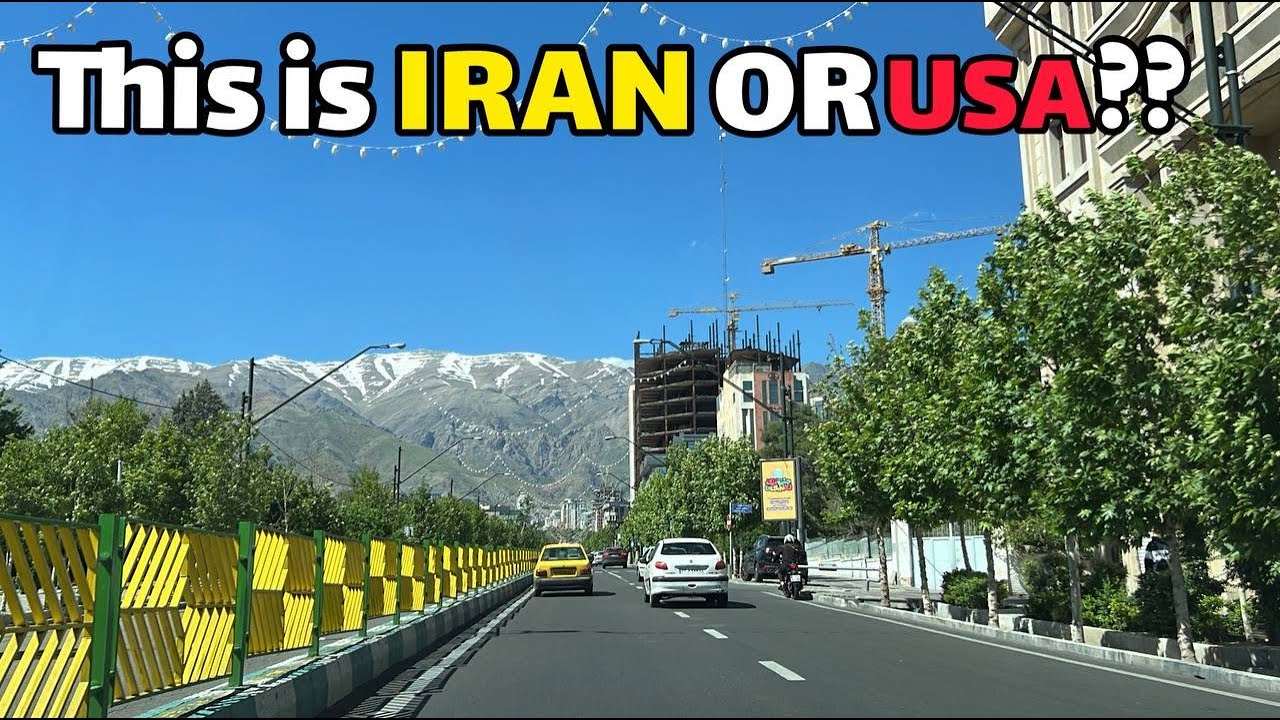 DownTown & Highways in IRAN ! Scenic Drive - Driving Tour