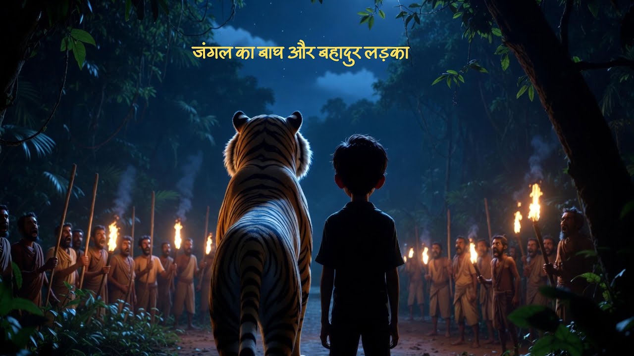 The Brave Boy and the Tiger of the Forest  I जंगल का बाघ और बहादुर लड़का I AI Video Viral