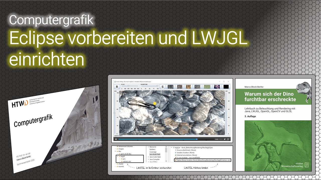 Eclipse für Computergrafik vorbereiten und LWJGL einrichten!