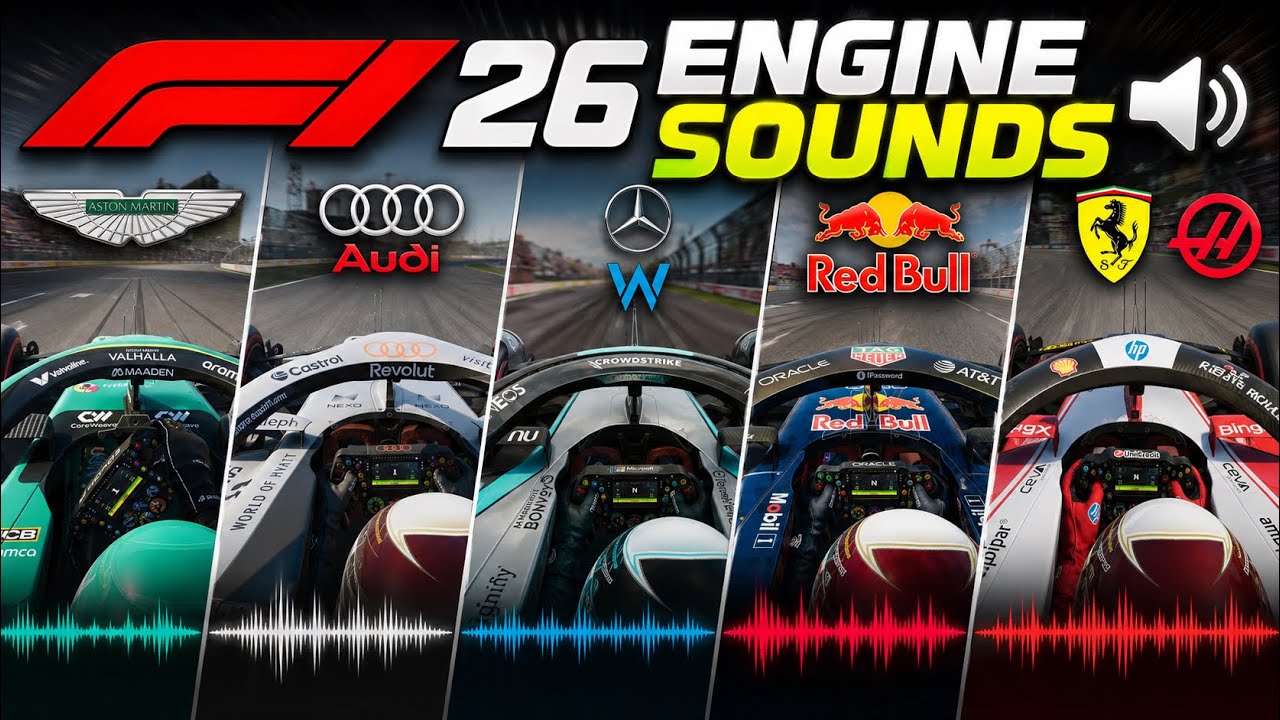 F1 26 BRAND NEW ENGINE SOUNDS + NEW MADRID CIRCUIT! 
