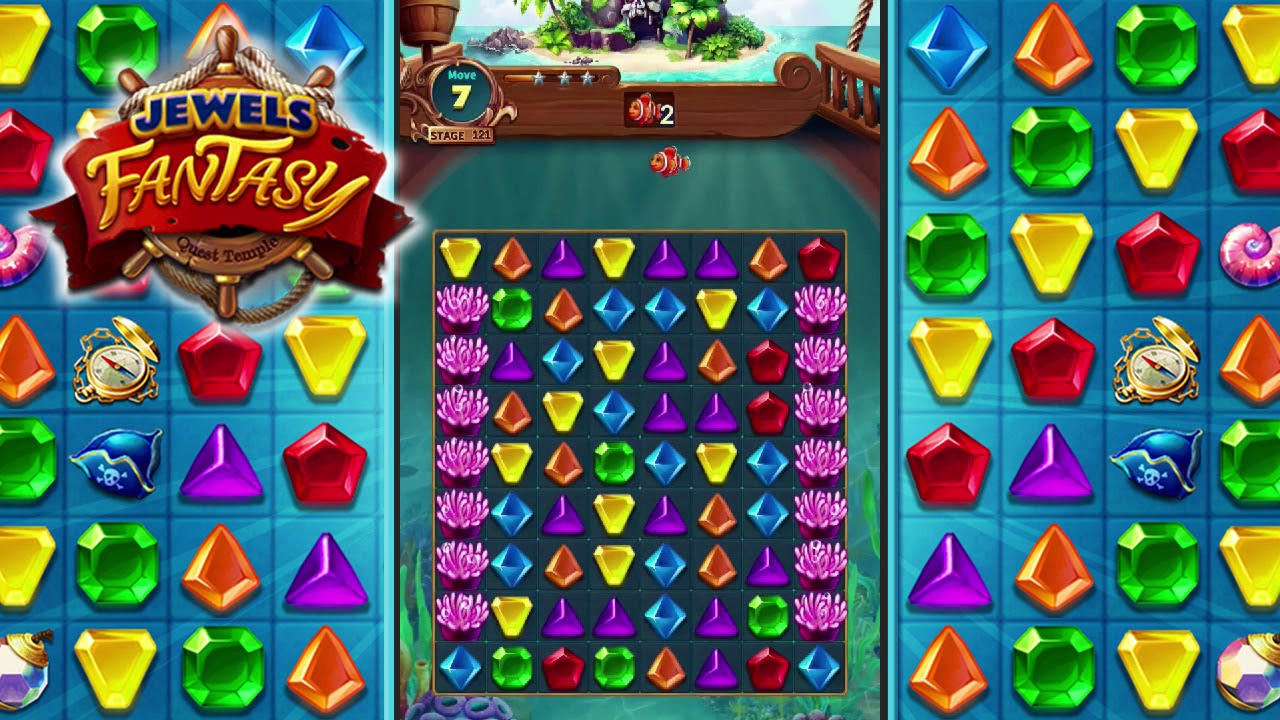 Jewels Fantasy : Quest Match 3 Puzzle