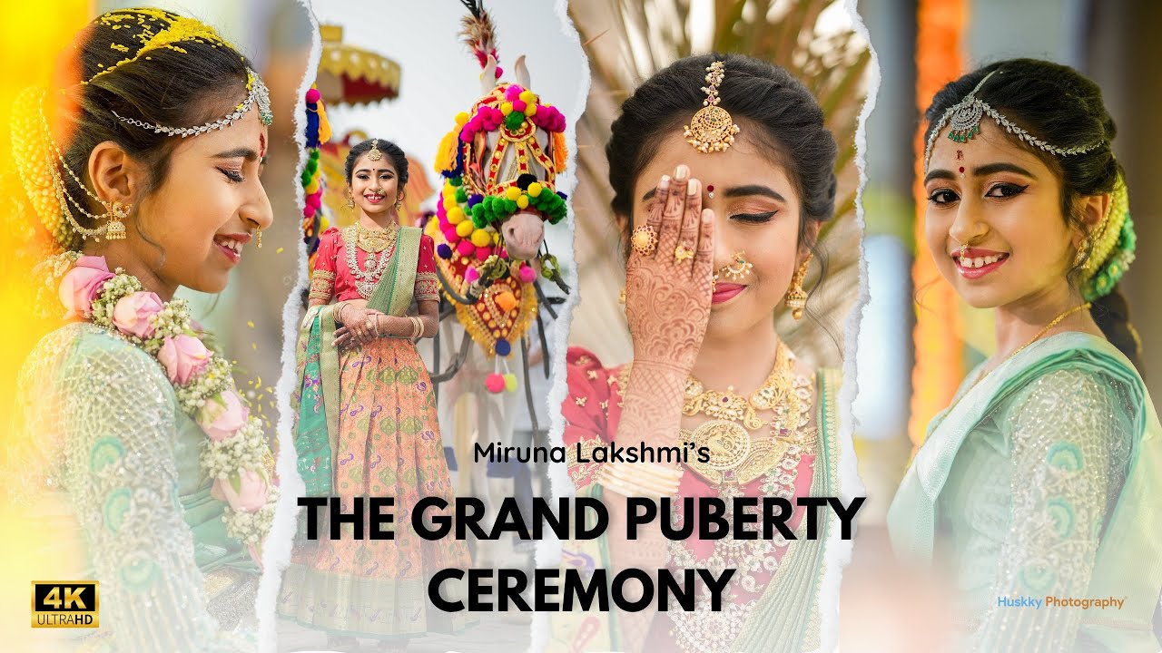 The Grand Puberty Ceremony | Miruna Lakshmi | 4K Cinematic Video | Huskky Photography
