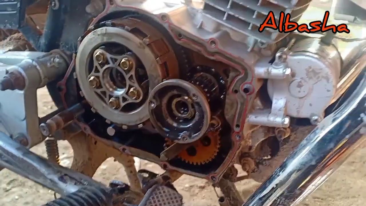 اشتغل بنفسك تركيب اكس غيارات موتوسيكل هوجن 4 بدون فك الموتور