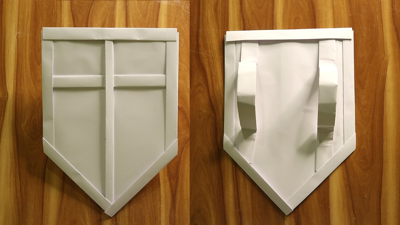 How to Make a Battle-Scarred Paper Shield 🛡️ | War-Torn Look DIY