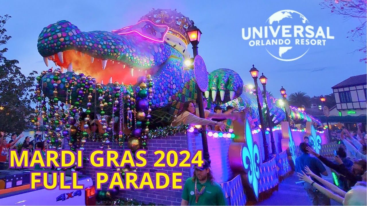 Mardi Gras Parade at Universal Studios Orlando Resorts | Orlando, Florida