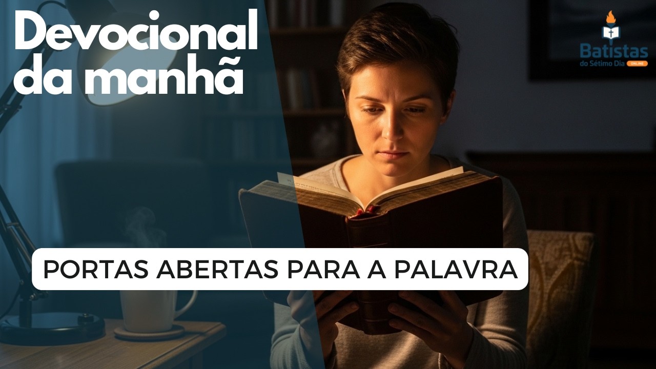 Portas Abertas para a Palavra  Devocinal da Manhã
