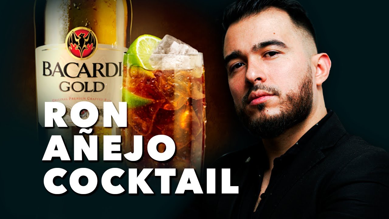 Cocteles con RON AÑEJO fáciles y RAPIDOS 🍹| #002 COCTELES POPULARES