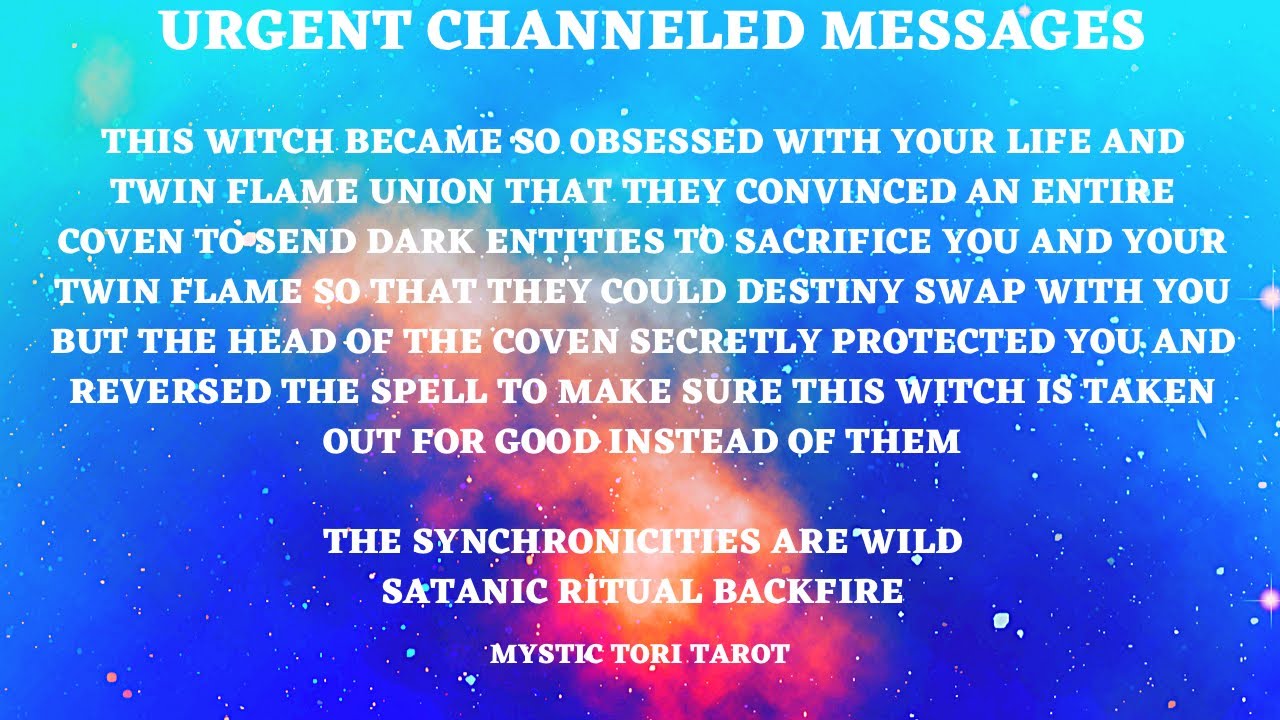🚨URGENT~THE COVEN LEADER REVERSED THIS WITCH'S DEATH MAGIC DURING A SATANIC RITUAL TO SAVE YOU/THEM🚨
