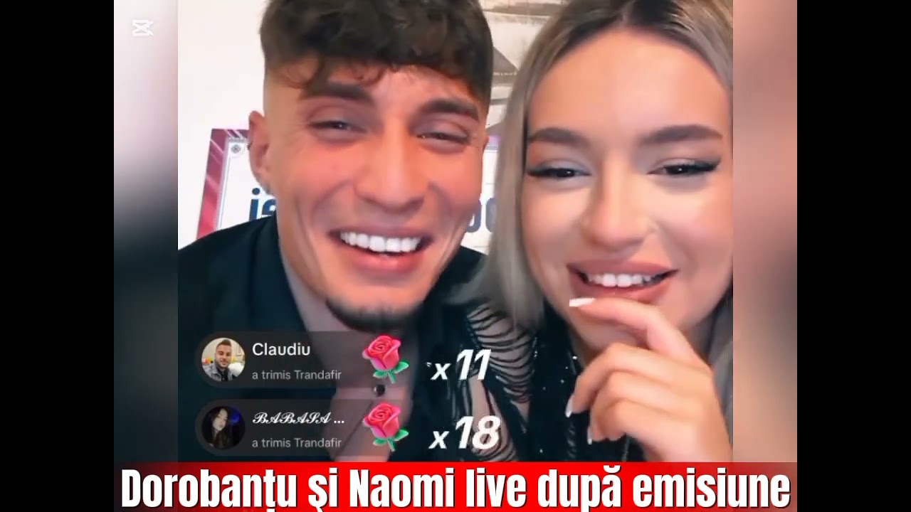 Dorobanțu şi Naomi live împreună după emisiune❗️❤️‍🔥 Casa Iubirii