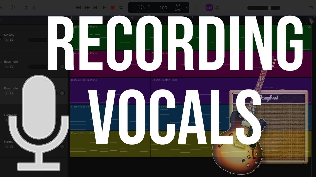 Учебное пособие по GarageBand — как записать вокал в GarageBand
