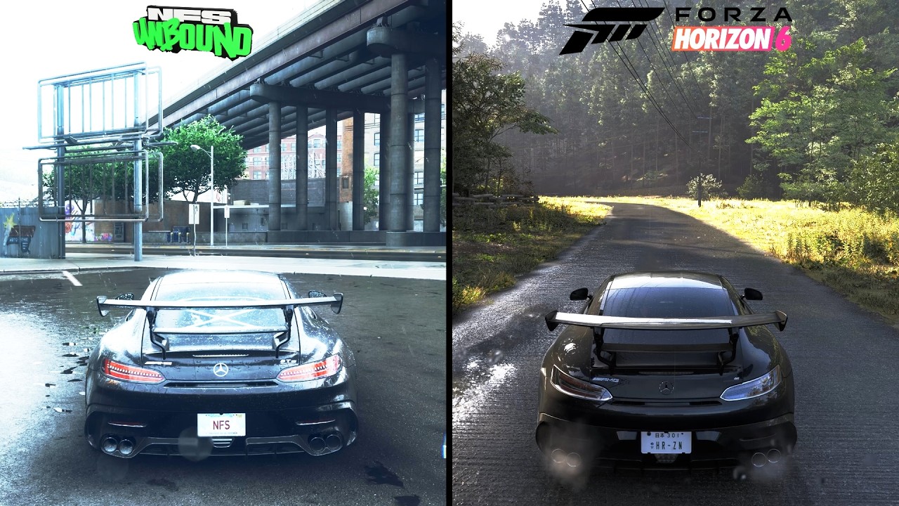 Need for Speed Unbound vs. Forza Horizon 6: An In-Depth Physics and Detail Comparison