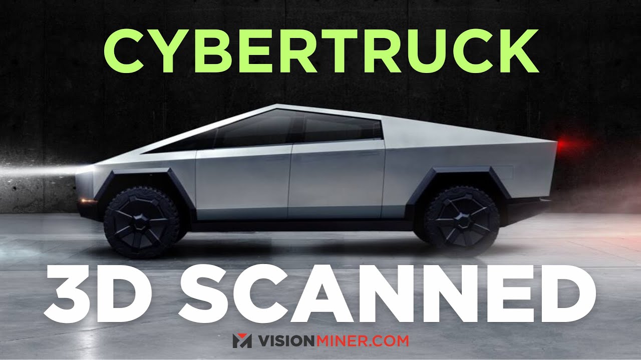 3D-сканирование Cybertruck с помощью Freescan Combo от Shining3D! 2023