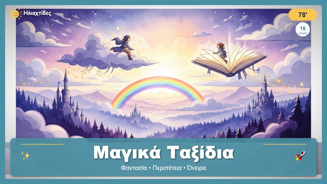 ✨ 16 Παραμύθια Μαγικών Ταξιδιών για Παιδιά | 78 Λεπτά Περιπέτειας