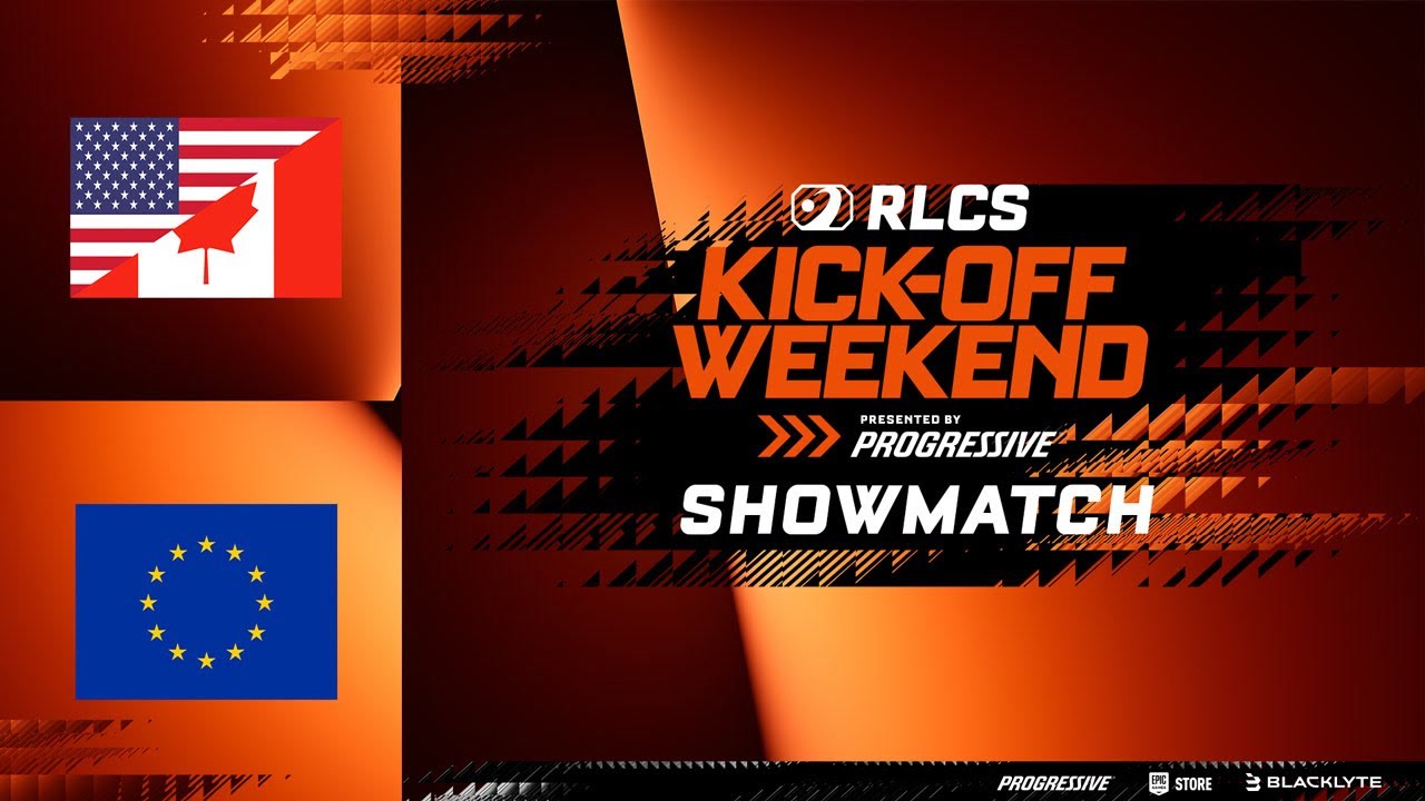 SHOWMATCH! Team EU vs Team NA - Official Highlights - RLCS Kick-Off Weekend 2026