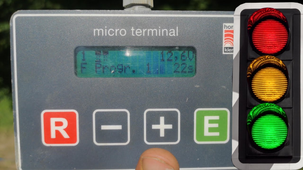 Lichtsignalanlage programmieren 