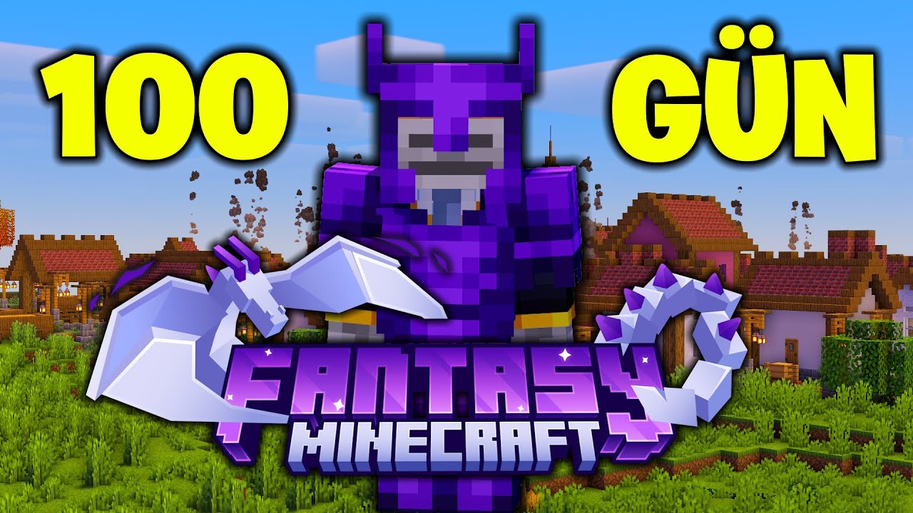 Minecraft'ta FANTASY Dünyasında Hayatta Kaldım? | Bölüm 1