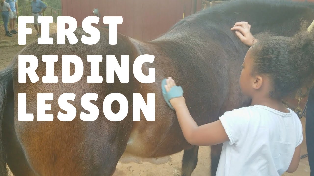 Princess Naila's First Horseback Riding Lesson