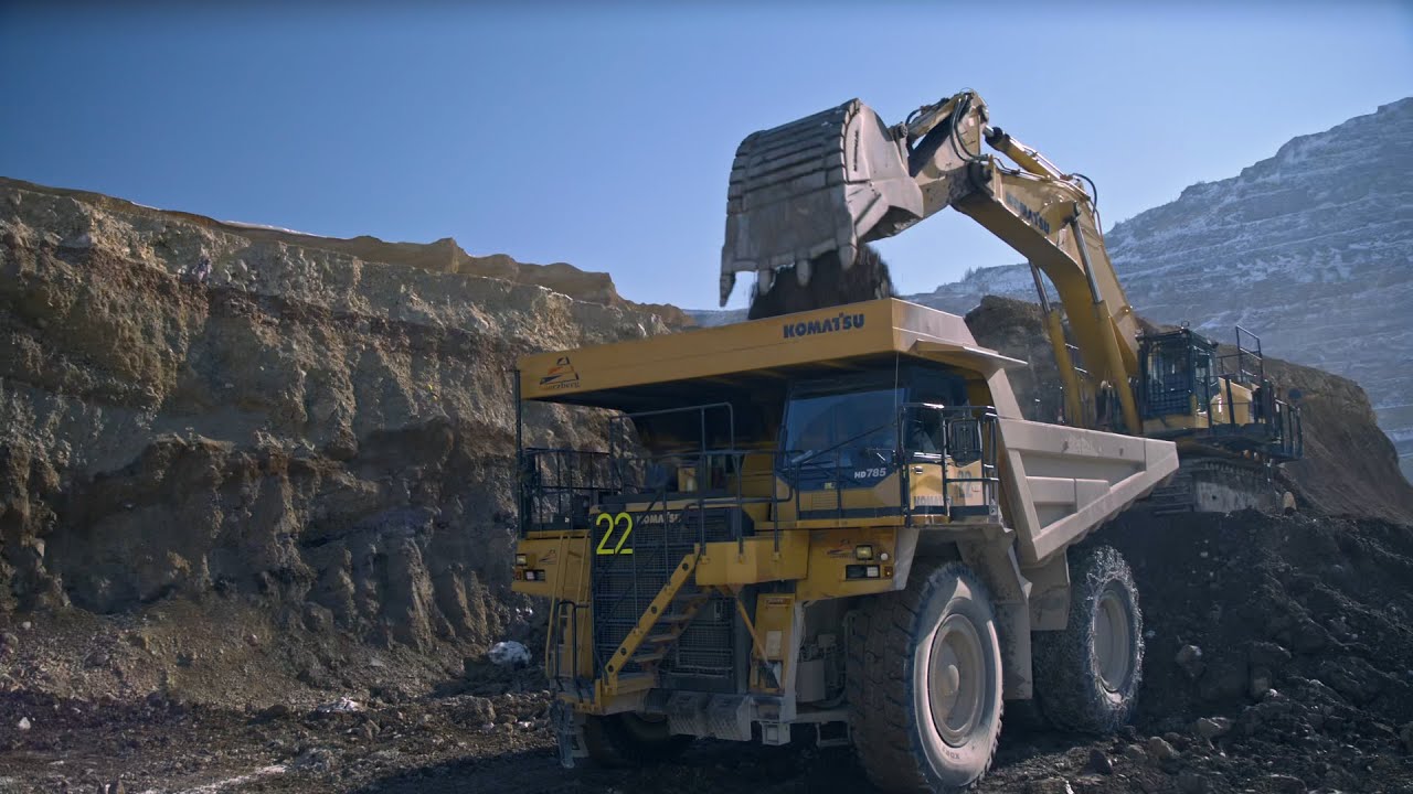 Komatsu im Eisenerzbergbau Erzberg