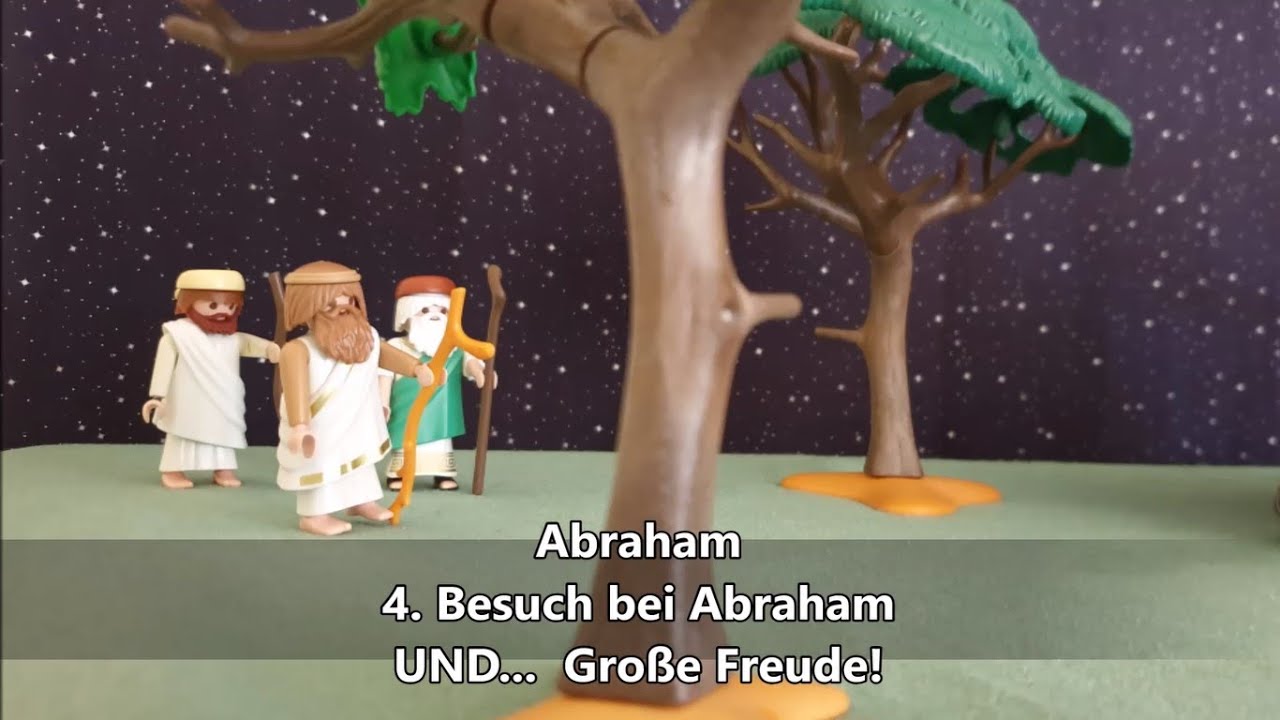 Abraham – 4. Besuch bei Abraham UND… Große Freude! - erzählt für Kinder