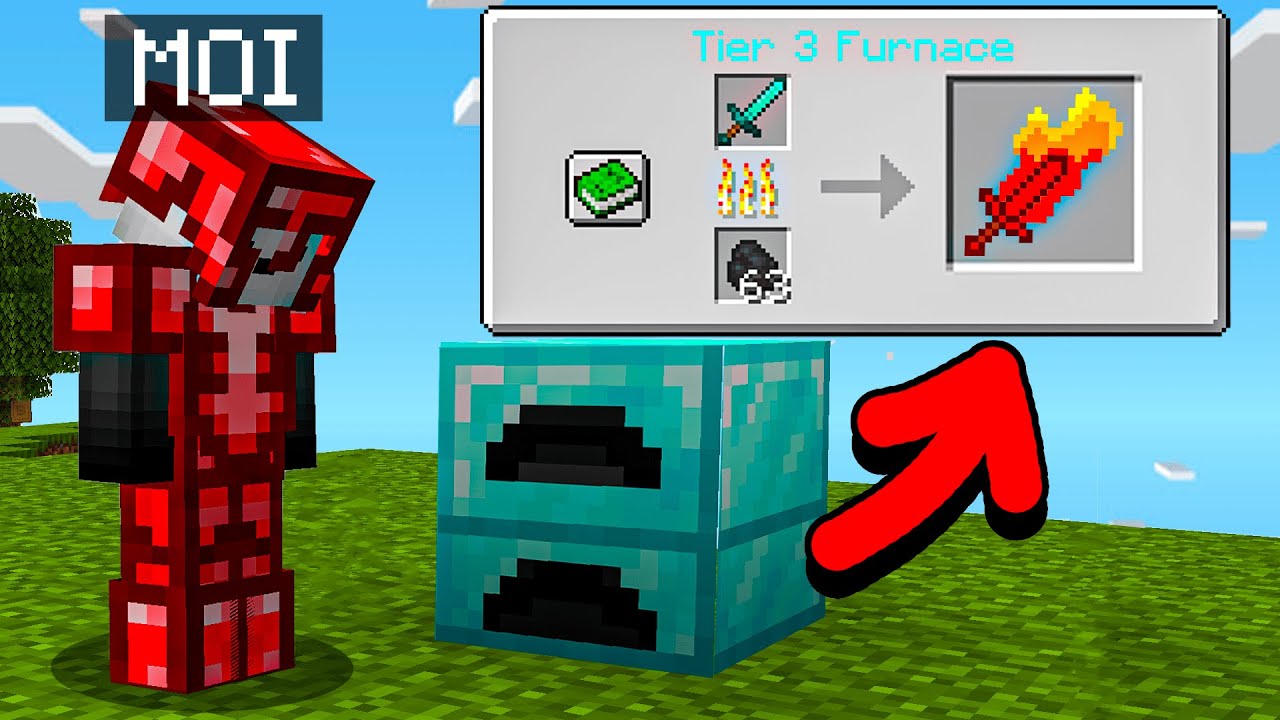 Je dois finir Minecraft mais je peux CUIRE tous les ITEMS