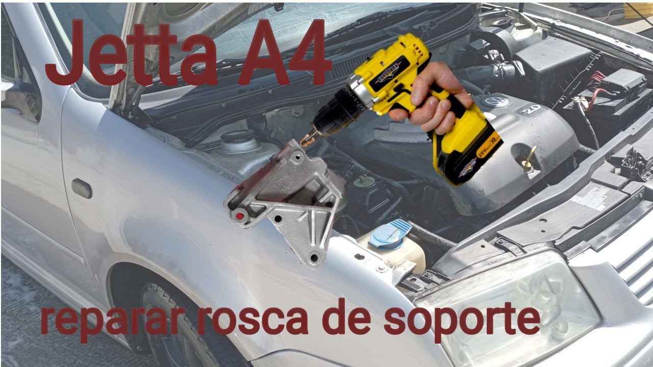 Reparación de rosca para Soporte Jetta A4 #mecanica #jetta
