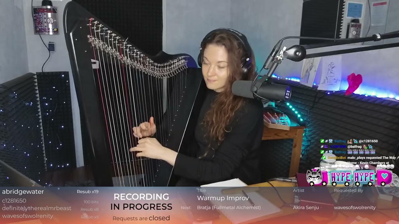 17 Feb 2026 - 💙Relaxing harp, angelic vocals & loops  💫 - EN / FR 🧚