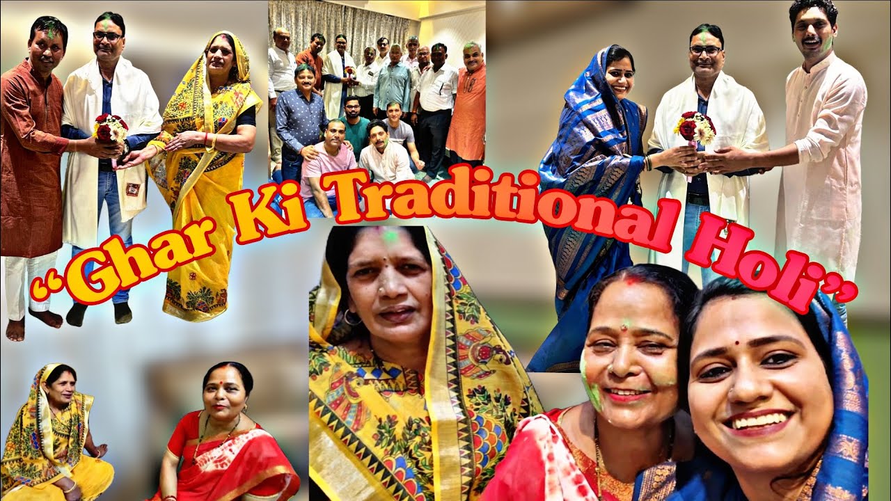 “Sasur Ji ke Doston ne Ghar ko Bana Diya Mehfil 😍 | Traditional Holi Celebration at Home”