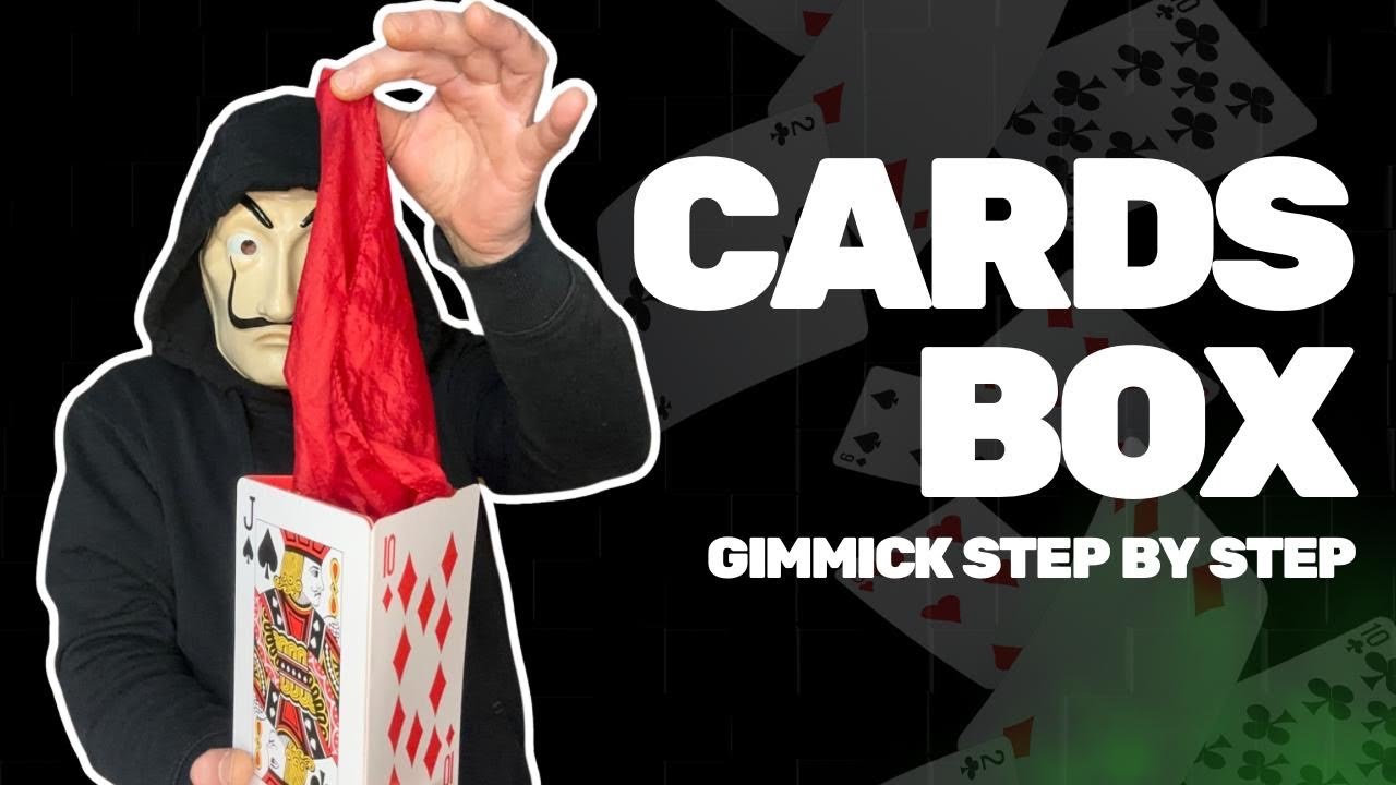 CARDS BOX TRICK TUTORIAL 🪄 Gimmick Step by Step #magic #tricks #tutorial