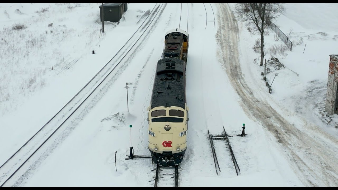 RAILREEL The Last Train Ontario Southland Railway OSR 102 OSR 6508 Woodstock Ontario Dec 31 2025.