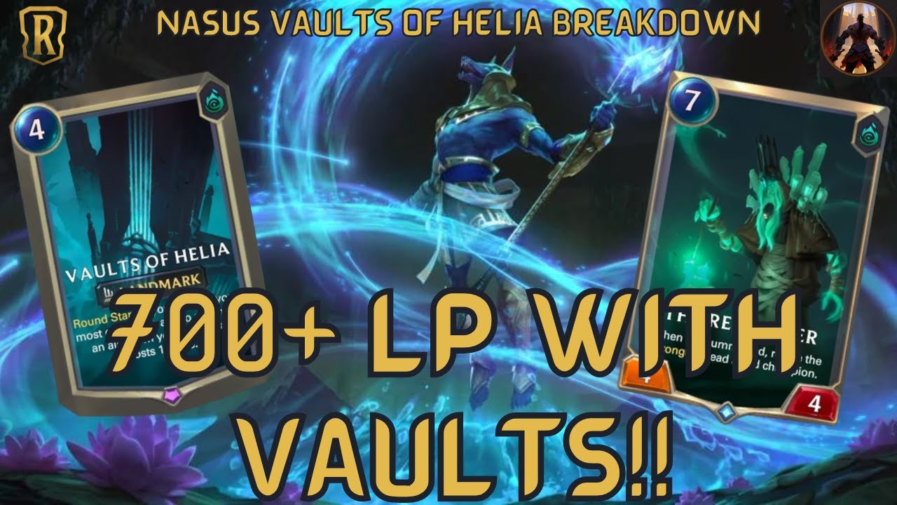 A Player Actually Got To 700 LP With Nasus Vaults of Helia WTF | Legends of Runeterra