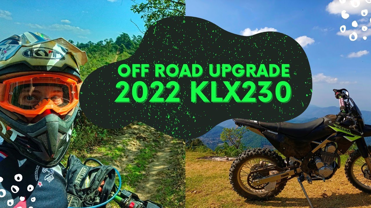 Brand new 2022 KLX230: off road transformation