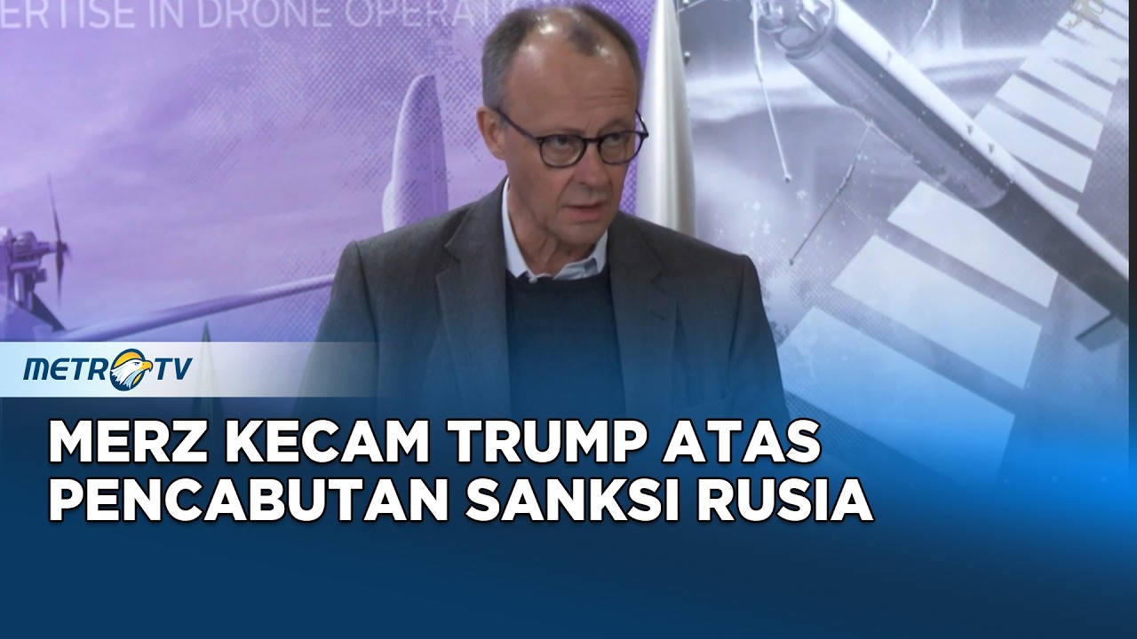 Kanselir Jerman Merz Kritik Trump, Sebut Pencabutan Sanksi Rusia Salah