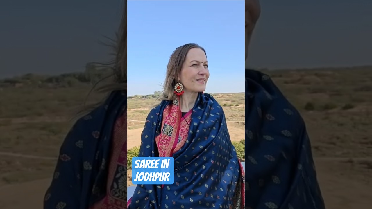 Saree and me | Taken an Isadoralife Saree to Jodhpur #suzannebernert #sareelove