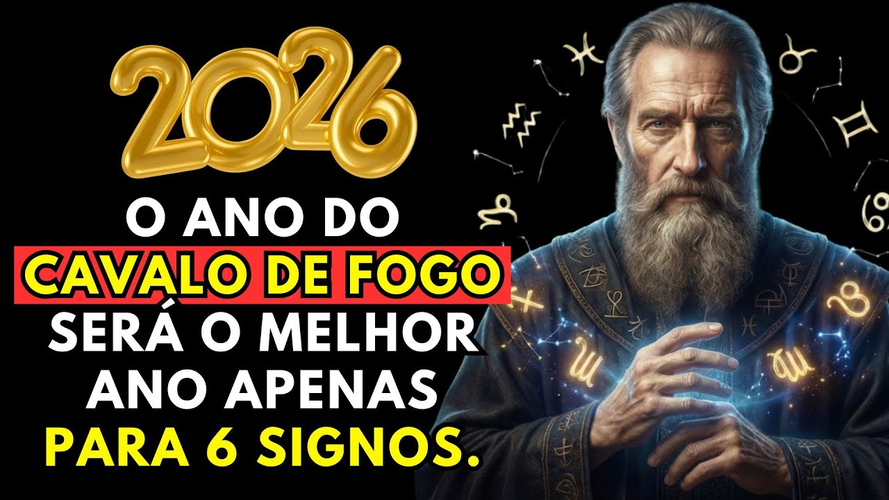Nostradamus Profetizou 2026: O Ano do Cavalo de Fogo será o melhor ano apenas para 6 signos.
