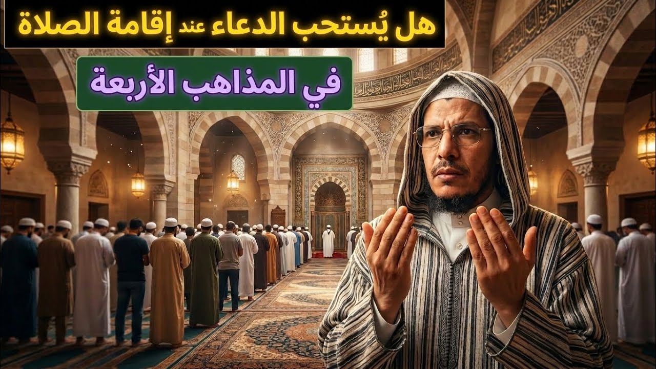 مخالفة الوهابية النجدية لإمامهم أحمد والسادة الحنابلة: ( حكم الدعاء عند إقامة الصلاة ) 