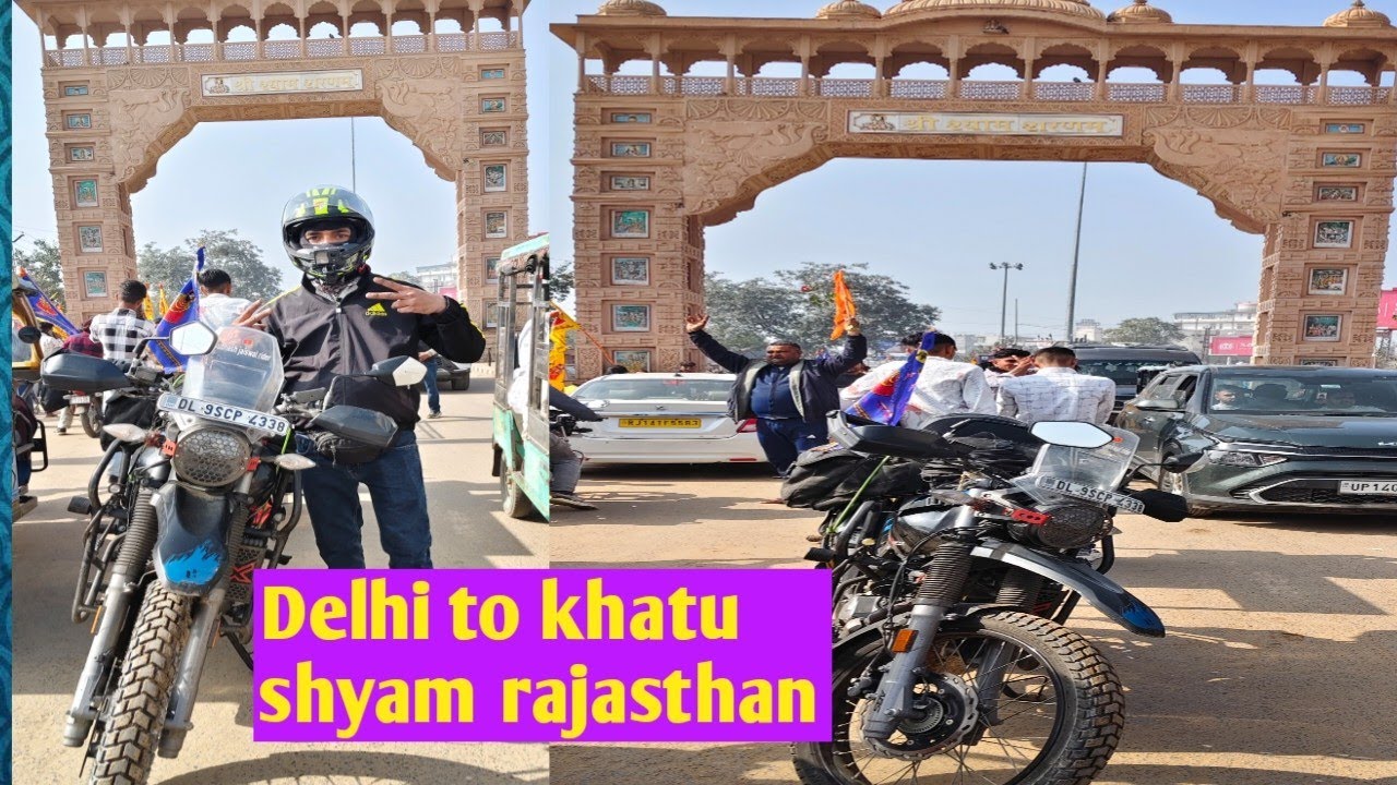 Delhi to khatu shyam rajasthan bike ride/ solo bike ride day01 @subhashjaiswalrider #rider #riding  