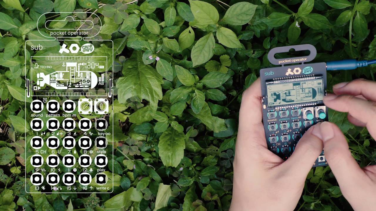Pocket Operatorシリーズ使い方：PO-14 sub編