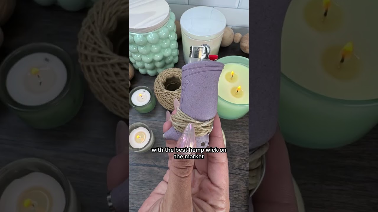 Curious about hemp wick?  #rootforhemp #hempwick #hempwickdispenser #hempwickcandles #tokerpoker