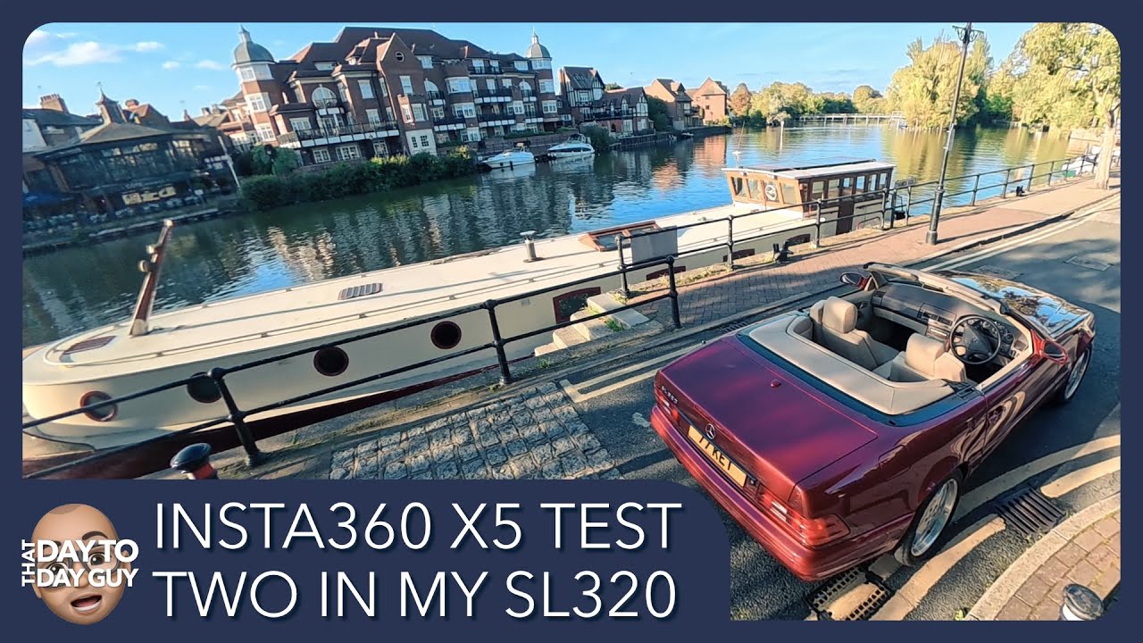 Insta360 X5 Test Run Part Two in my Mercedes SL320 (R129)