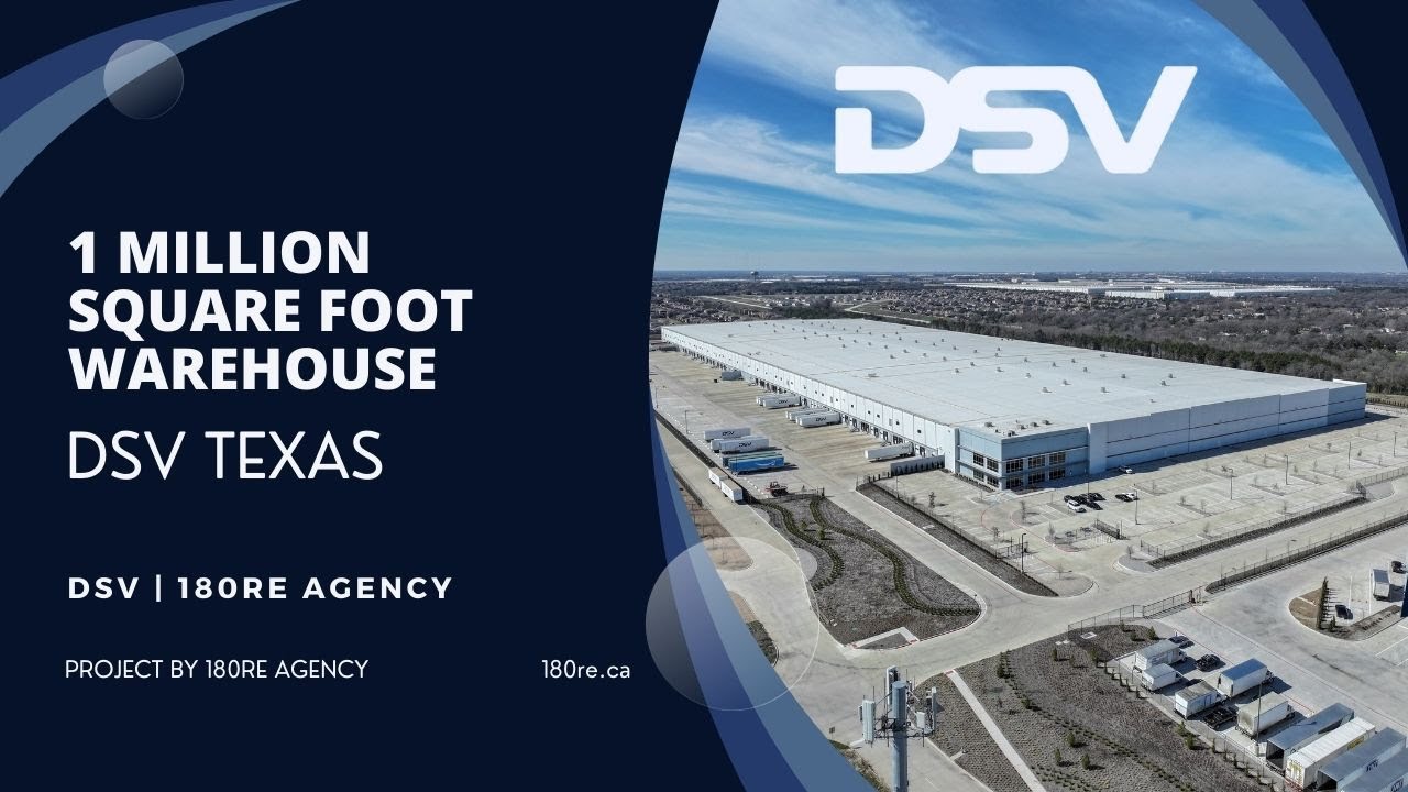 1 Million SF Warehouse near the Dallas-Fort Worth Metroplex | DSV | 180RE Agency