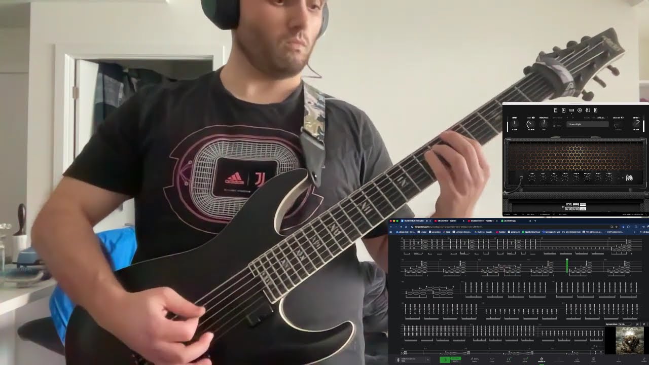 Allegaeon - Gravimetric Time Dilation - Guitar Cover