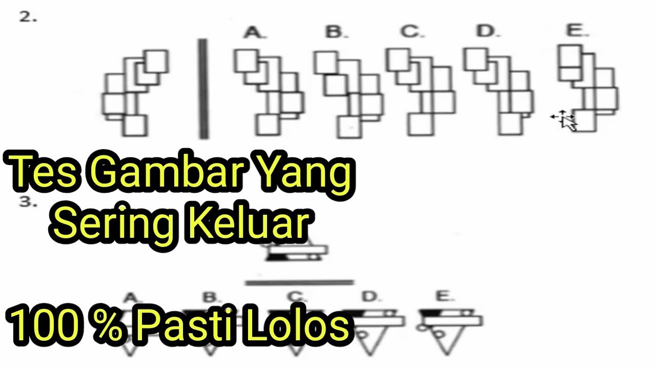 Pencerminan Gambar (Tes Gambar Yang Sering Keluar)