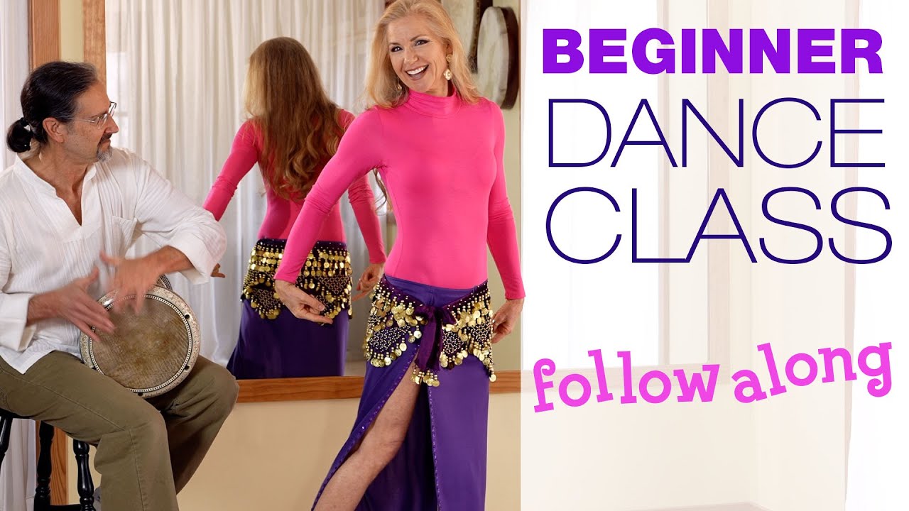 BEGINNER Dance Class - Follow Along (Easy Belly Dance) | Jensuya